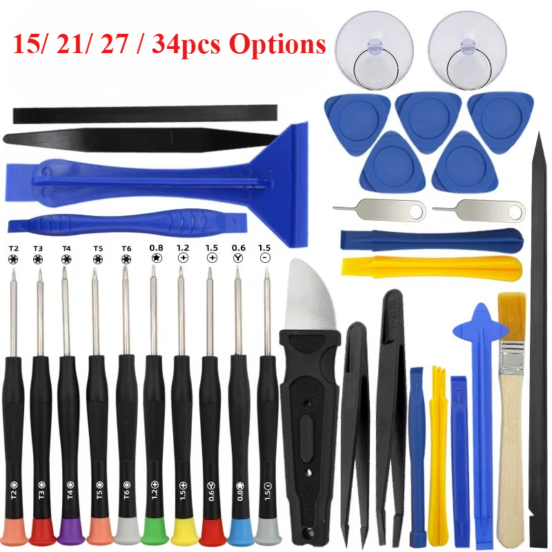Electronics Repair Center - Zestaw precyzyjnych wkrętaków 34/15 w 1