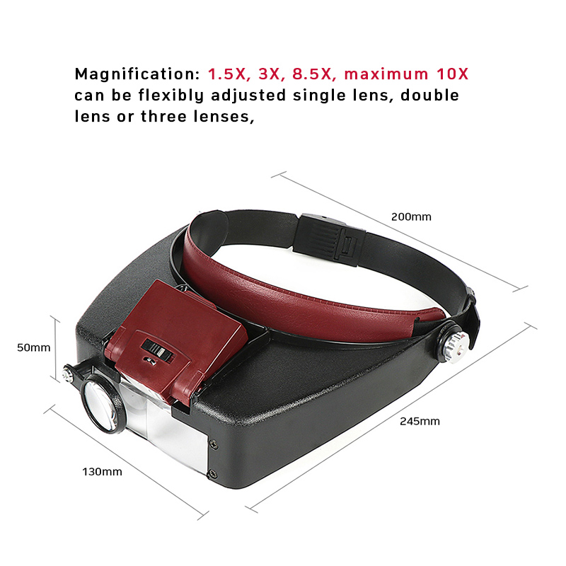 Kask w stylu 10X szkło powięks – Electronics Repair Glasses recenzja i cena