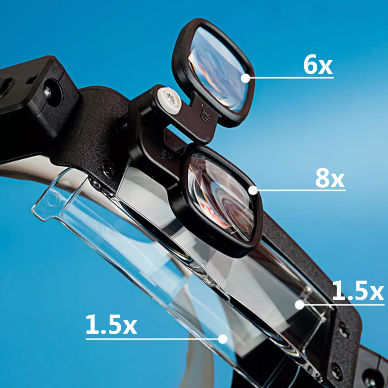 Nowa lupa z pałąkiem na głowę  – Electronics Repair Glasses recenzja i cena