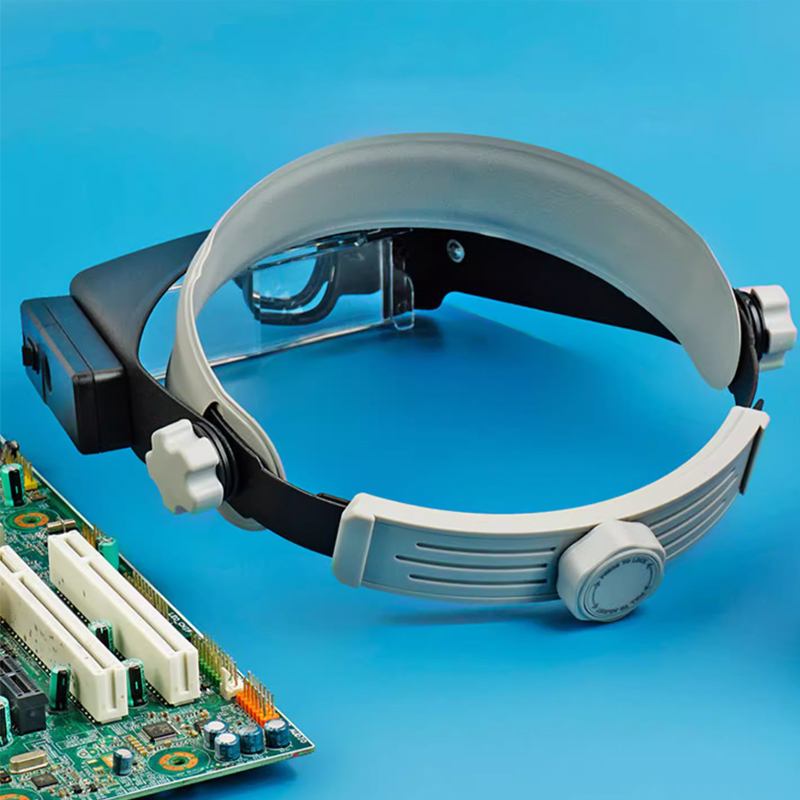 Nowa lupa z pałąkiem na głowę  – Electronics Repair Glasses recenzja i cena