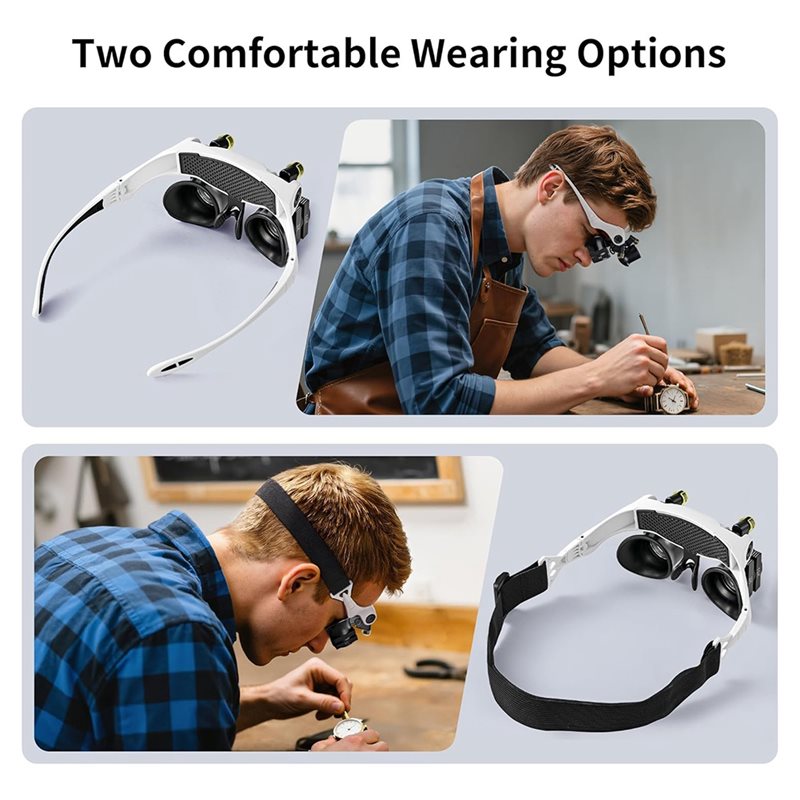 Okulary powiększające ABUP-LED – Electronics Repair Glasses recenzja i cena