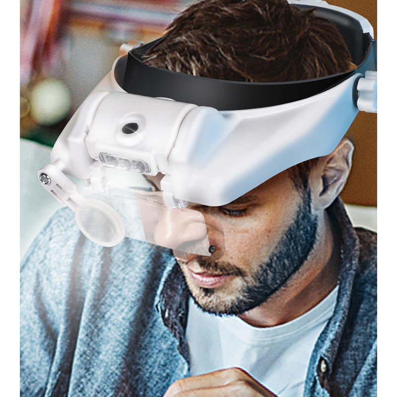 Lupa LED z pałąkiem na głowę p – Electronics Repair Glasses recenzja i cena