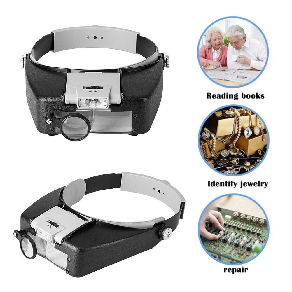 10X pałąk LED powiększające ok – Electronics Repair Glasses recenzja i cena